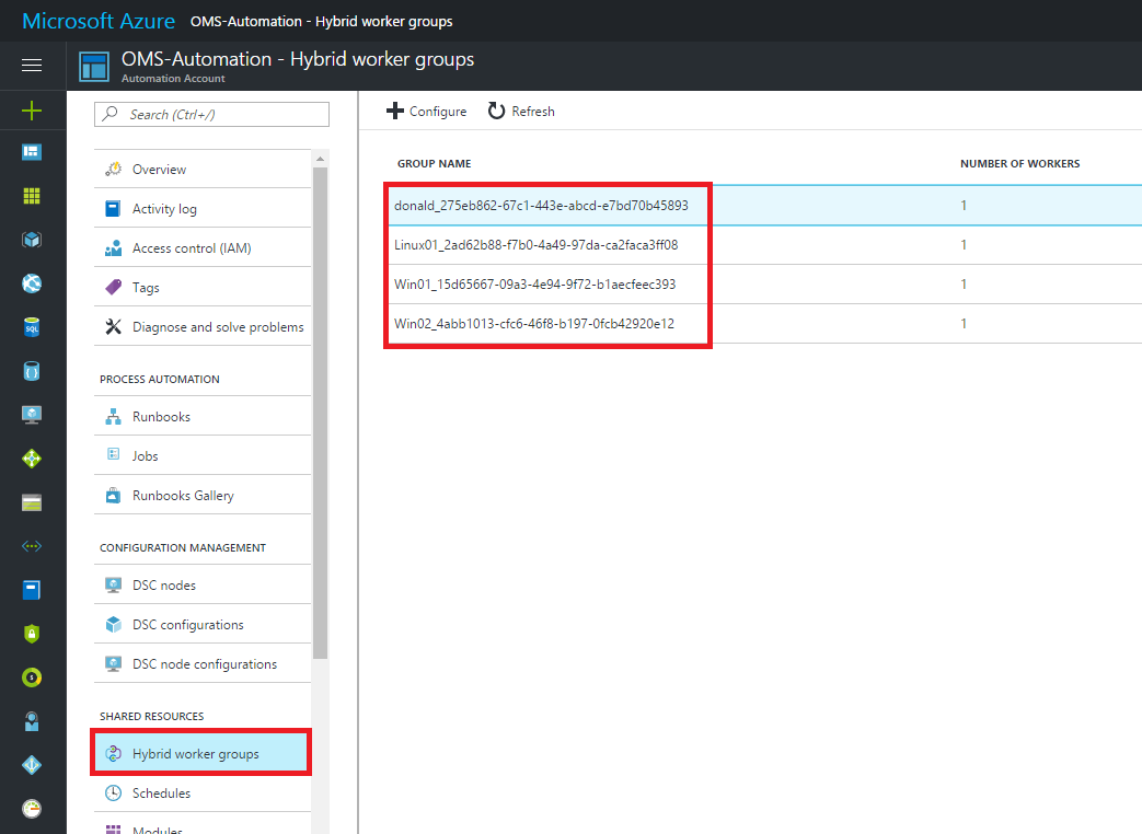 Update Management Hybrid Runbook Workers